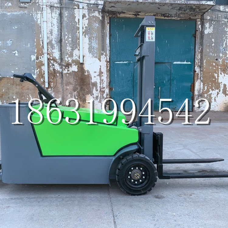 定日县小型电动叉车1吨2吨步行站驾式电瓶堆高充电装卸车液压升降车铲车